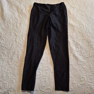 GK adult medium black full length leggings, name x out on tag VGUC